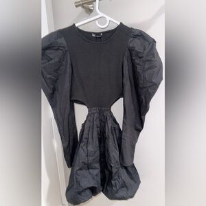 Zara Black Long Sleeve Dress